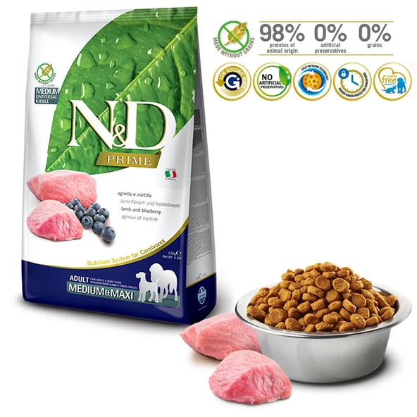 غذای سگ بزرگسالان نژاد متوسط بزرگ و بره...