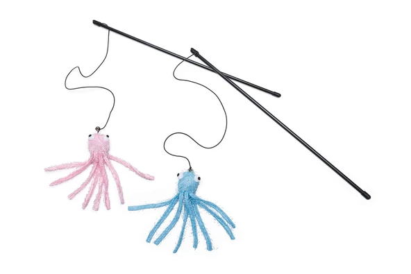 میله ماهیگیری گربه Beeztees، زنگ، اختاپوس پلوش،