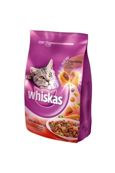 غذای گربه بزرگسالان گاو WHISKAS 1.4 کیلوگرم