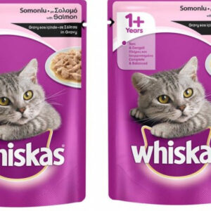 WHİSKAS SOMON POUCH 100gr Somonlu (salmon) X 2 Adet - Resim 1