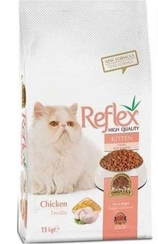 غذای خشک گربه رفلکس مرغ بچه گربه 15...