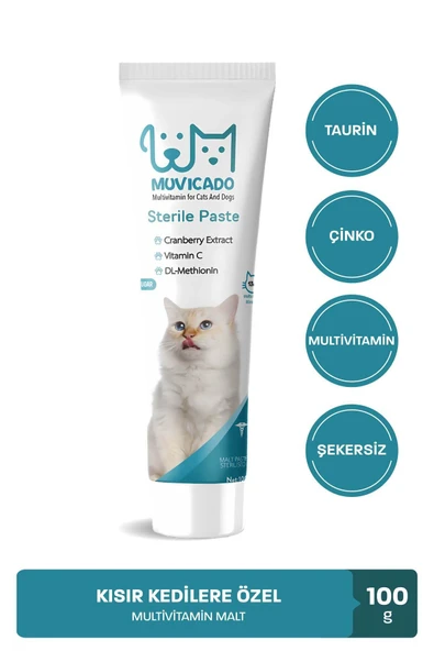 خمیر مالت مولتی ویتامین ویژه muvicado برای گربه...