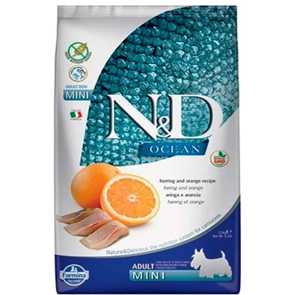 غذای مینی سگ بزرگسالان نارنجی ماهی بدون دانه...