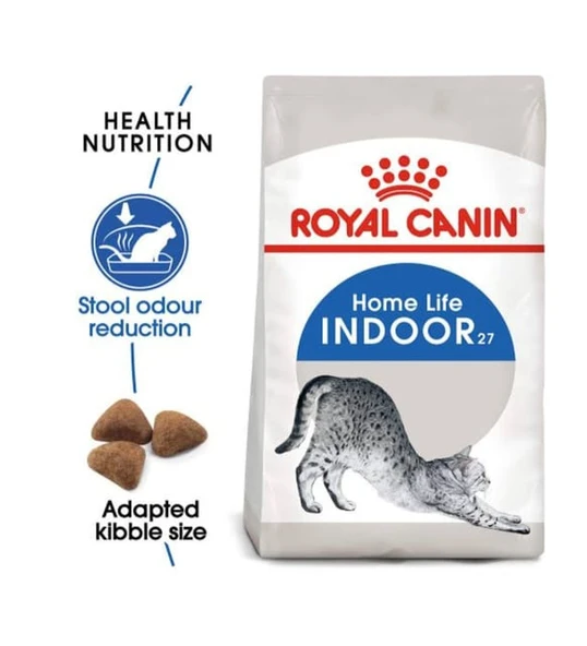 Royal Canin Indoor 27 غذای گربه بزرگسالان 2...