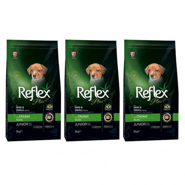 غذای توله سگ مرغ مینی نژاد کوچک Reflex...