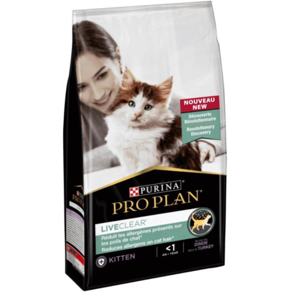 Proplan liveclear بچه گربه 1.4 کیلوگرمی غذای آلرژن...