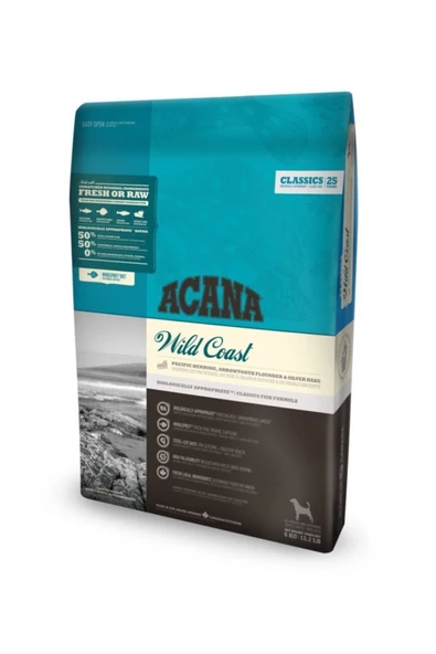 غذای سگ آکانا کلاسیک ساحل وحشی 2 کیلوگرم