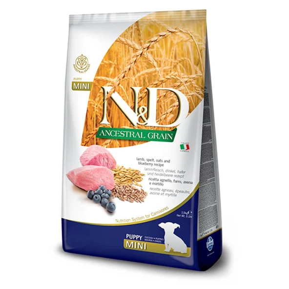 غذای توله سگ مینی نژاد N&D بره و...